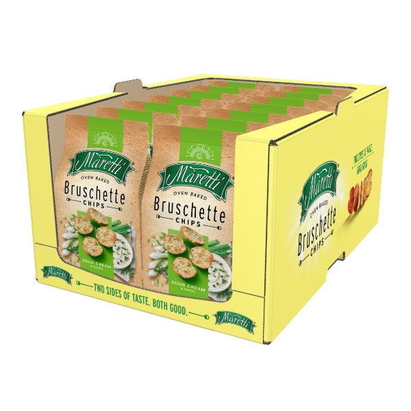 Karton Maretti Bruschette Brotchips Sour Cream & Onion - (14x150g)