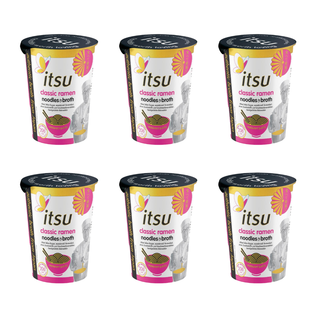 6x64g itsu Instant Noodle Cup Classic Ramen