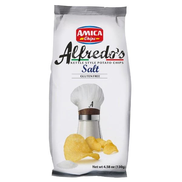 Amica Alfredo's Chips Salt in der 130g Verpackung
