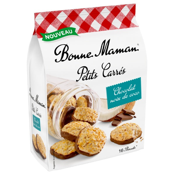 Bonne Maman Carrés Choco Coco Schoko Kokosnuss Kekse in der 200g Verpackung