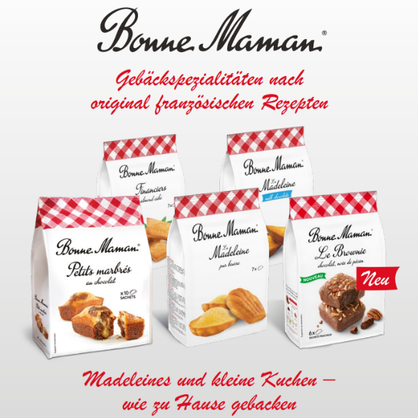 Bonne Maman Brownie mit Pecannüssen - 175g (SONDERPREIS MHD 04.10.2026)