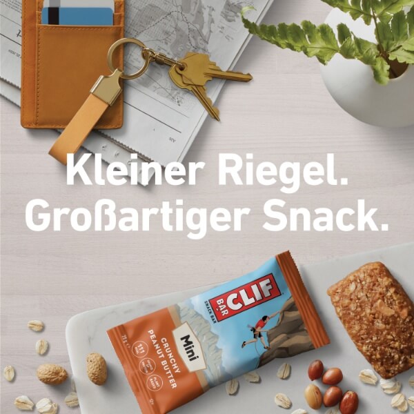 CLIF BAR Mini Riegel Crunchy Peanut Butter - 10x28g (SONDERPREIS MHD 29.09.2026)