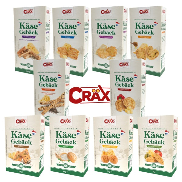 Cräx Käsegebäck Gouda & Edamer - 70g