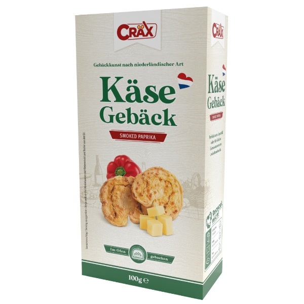 Cräx Käsegebäck Smoked Paprika in der 100g Verpackung