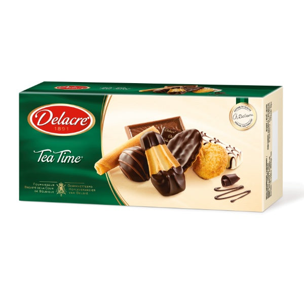 Gebäckmischung Tea Time Kekse von Delacre in der 200g Verpackung