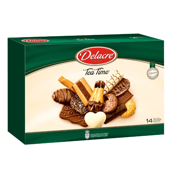 Gebäckmischung Tea Time Kekse von Delacre in der 500g Verpackung