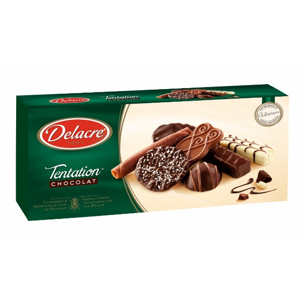 Gebäckmischung Tentation Chocolat Kekse von Delacre in der 150g Verpackung