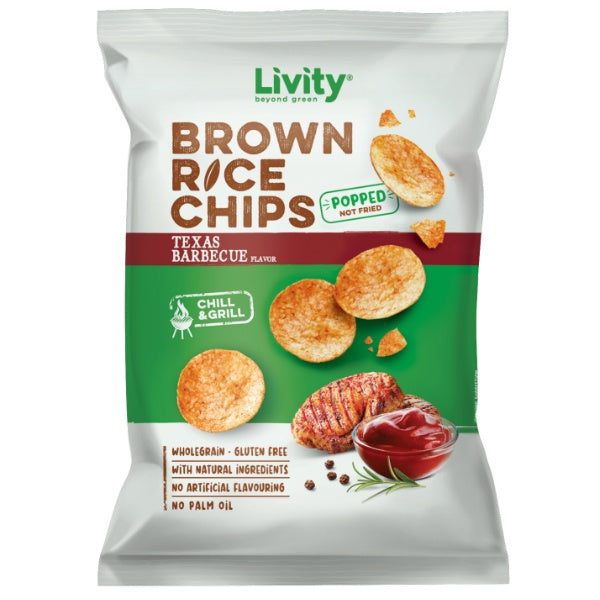 Livity Barbecue Reischips in der 60g Verpackung