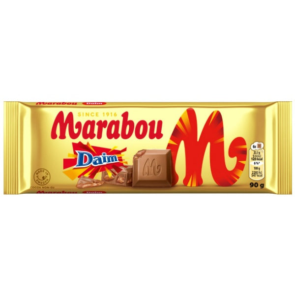 Marabou Schokoladentafel Daim in der 90g Verpackung