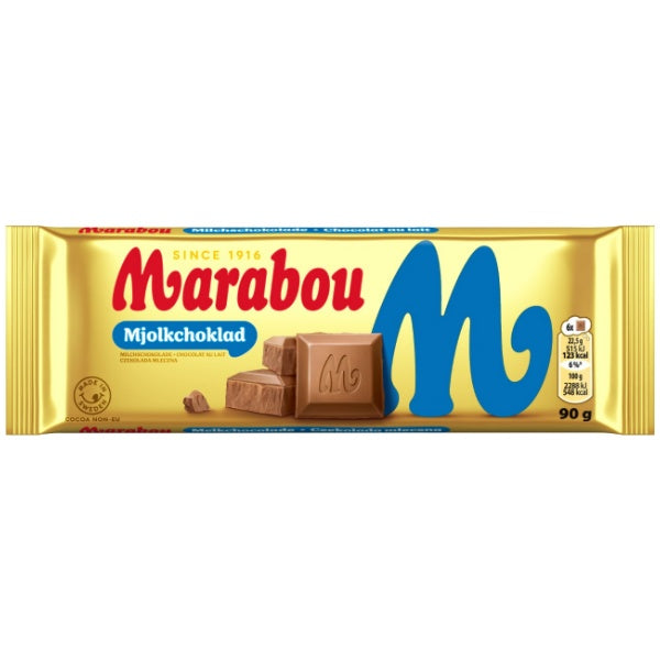 Marabou Tafel Milchschokolade in der 90g Verpackung