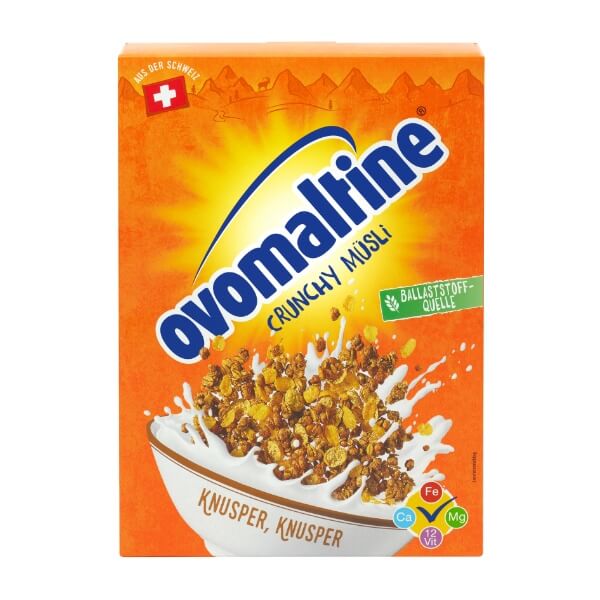 Ovomaltine Crunchy Müsli in der 450g Verpackung