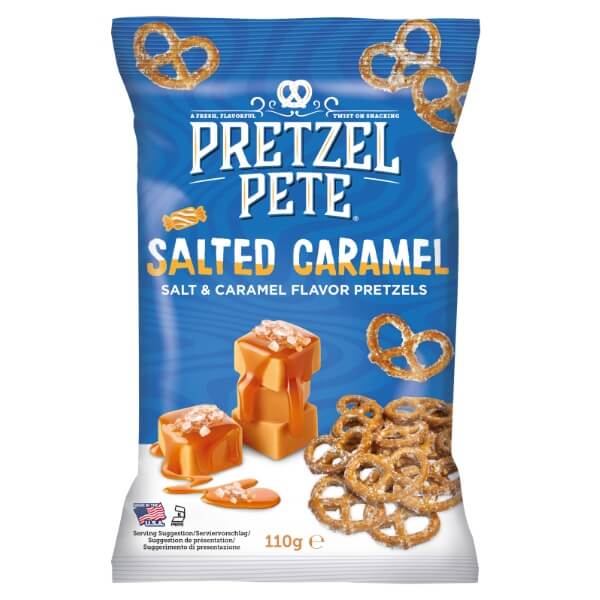 8x110g Pretzel Pete Salted Caramel Brezeln Vorteilspack