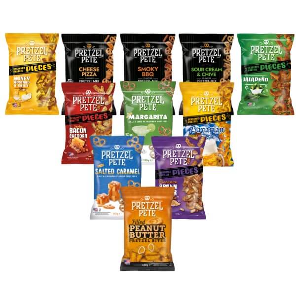 Pretzel Pete Peanut Butter Bites gefüllte Brezeln - 140g