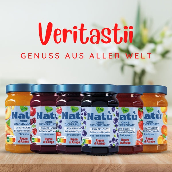 Rigoni di Asiago Natù Bio Aprikosen Marmelade ohne Zuckerzusatz - 240g