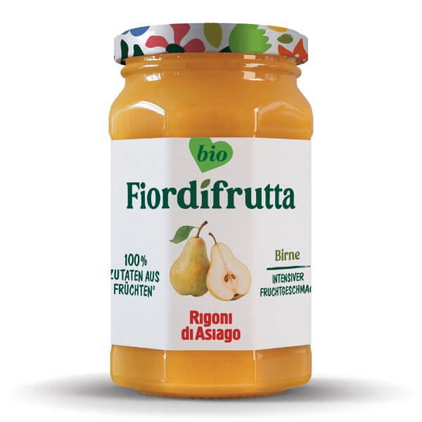 Rigoni di Asiago Fior di frutta Bio Birnen Marmelade im 250g Glas