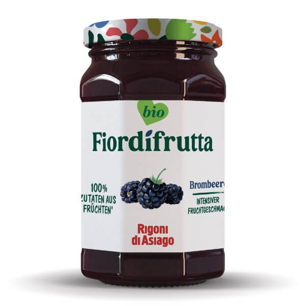 Rigoni di Asiago Fior di frutta Bio Brombeer Marmelade im 250g Glas