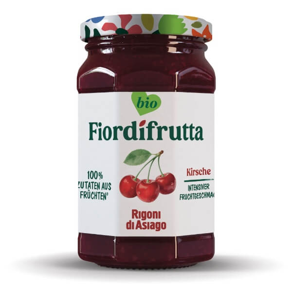 Rigoni di Asiago Fior di frutta Bio Kirsch Marmelade im 250g Glas