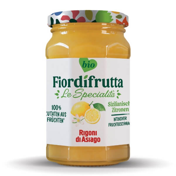 Rigoni di Asiago Fior di frutta Bio Zitronen Marmelade im 260g Glas