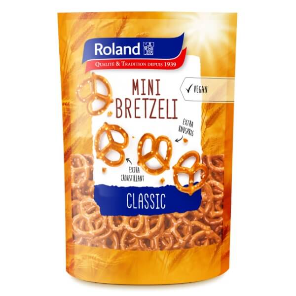 Roland Mini Bretzeli Laugenbrezeln in der 160g Verpackung