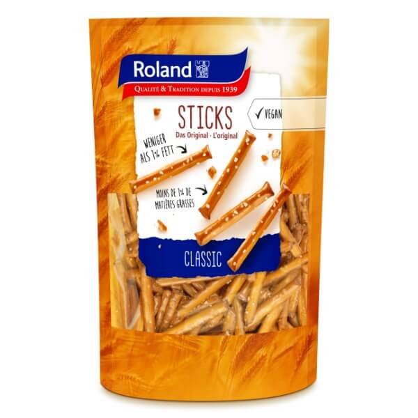 Roland Sticks Laugengebäck Salzstangen in der 100g Verpackung
