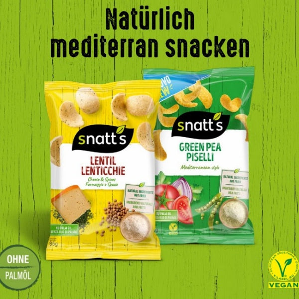 Snatt's Erbsen Chips Mediterran - 85g