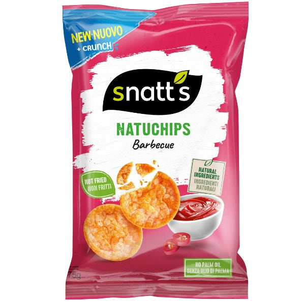 Snatt's Natu Chips Barbecue in der 75g Verpackung