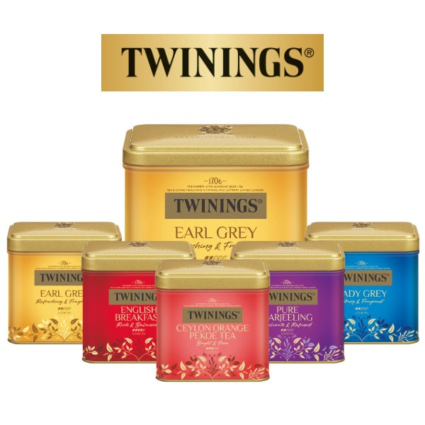 Twinings of London Schwarztee Pure Darjeeling Tea Dose - 100g