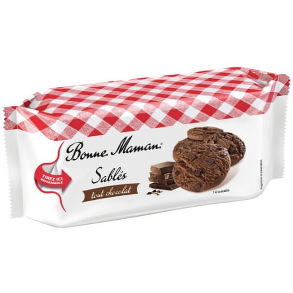 Bonne Maman Sablés tout chocolat Schokoladenkekse in der 150g Verpackung