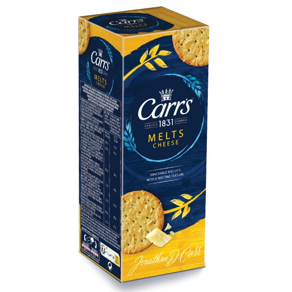 Carr's Cracker Cheese Melts in der 150g Verpackung