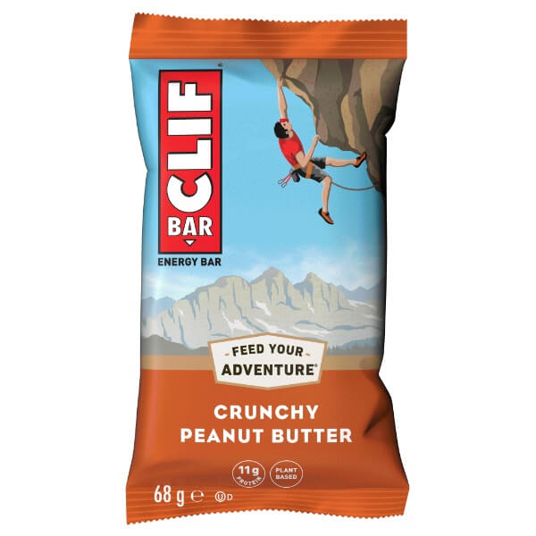 Clif Bar Riegel Energy Bar Crunchy Peanut Butter in der 68g Verpackung