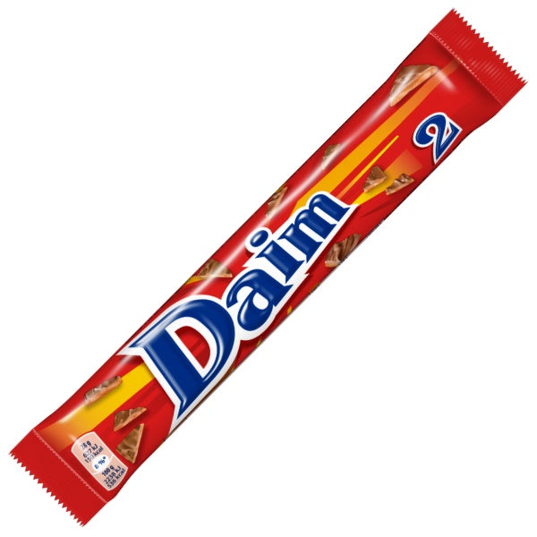 Daim Butter Mandel Karamell Krokant 2 Schokoladenriegel in der 56g Packung
