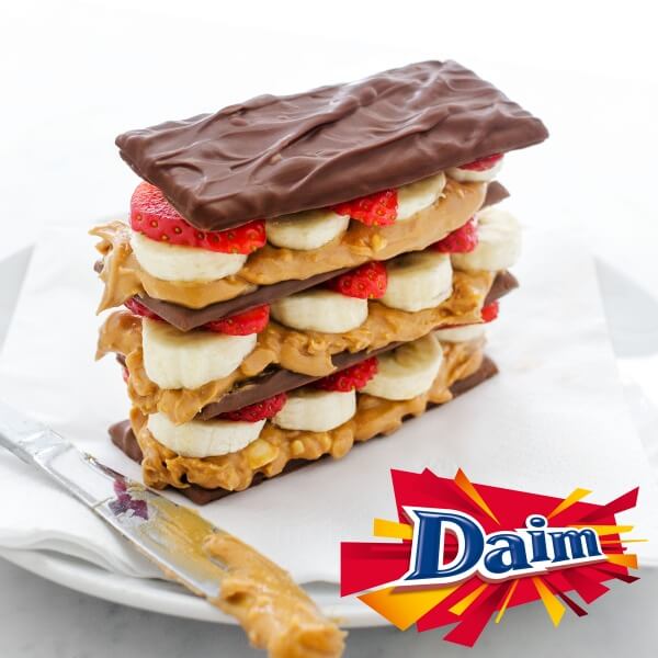 Daim Butter Mandel Karamell Krokant 2er Schokoladenriegel - 56g