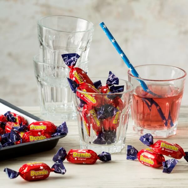 Fazer Dumle Original Schokobonbon gefüllt mit Toffee Karamell - 120g