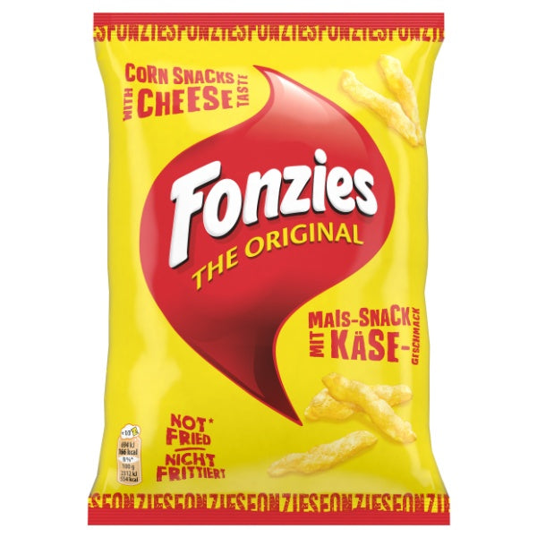 Fonzies Original Mais-Snack mit Käse in der 100g Verpackung