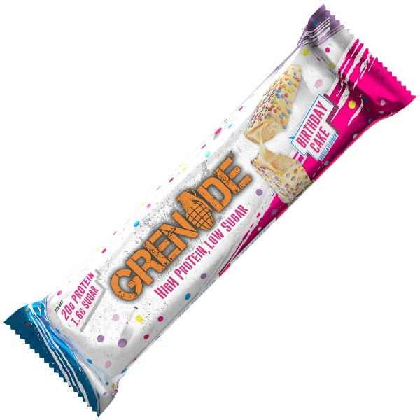 Grenade Proteinriegel Birthday Cake in der 60g Verpackung