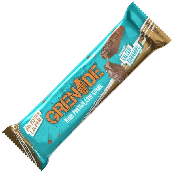 Grenade Proteinriegel Chocolate Chip Salted Caramel in der 60g Verpackung
