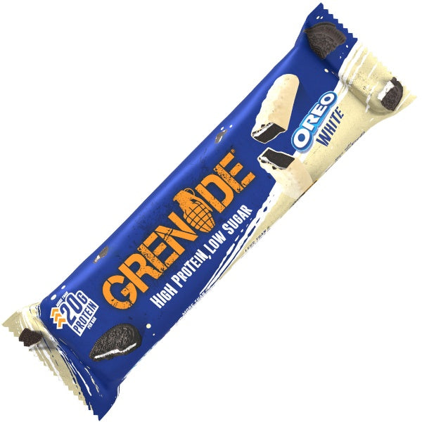 Grenade Proteinriegel Oreo White in der 60g Verpackung