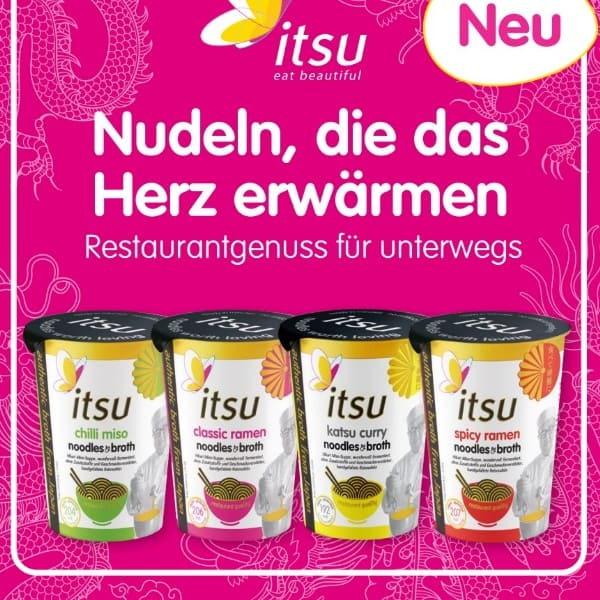 itsu Instant Noodle Cup Chilli-Miso - 65g