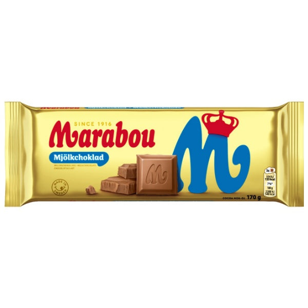 Marabou Tafel Milchschokolade in der 170g Verpackung