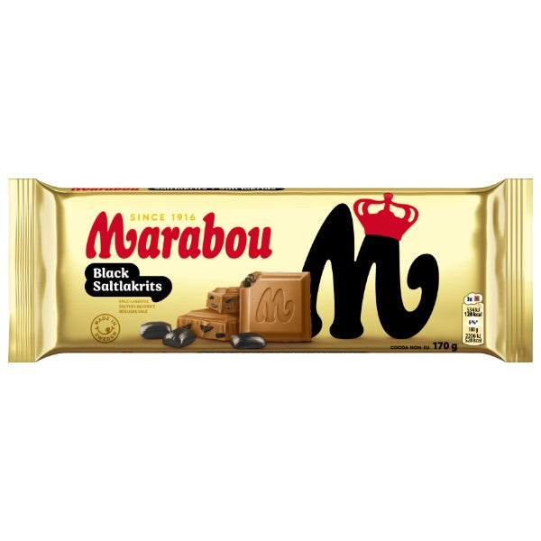 Marabou Tafel Salzlakritz Schokolade in der 170g Verpackung