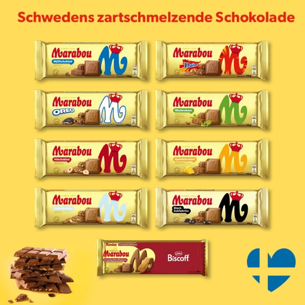 Marabou Tafel Salzlakritz Schokolade - 170g