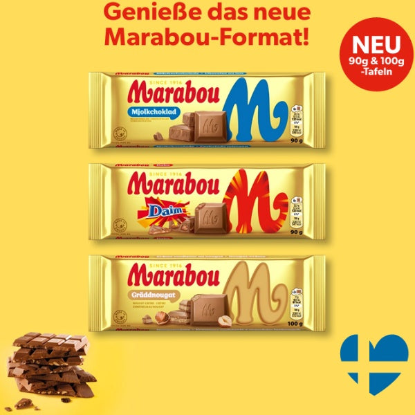 Marabou Tafel Gräddnougat Nougatcreme Schokolade - 100g