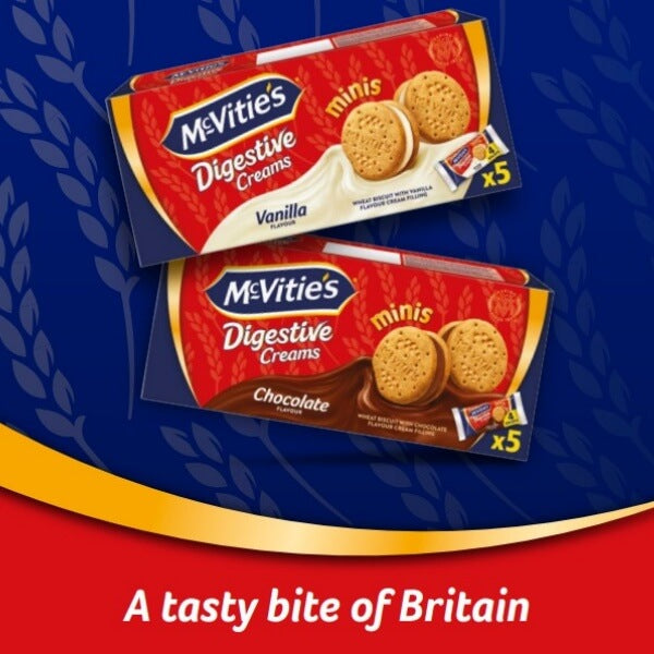 McVitie's Digestive Creams Doppelkeks mit Vanillecremefüllung - 185g