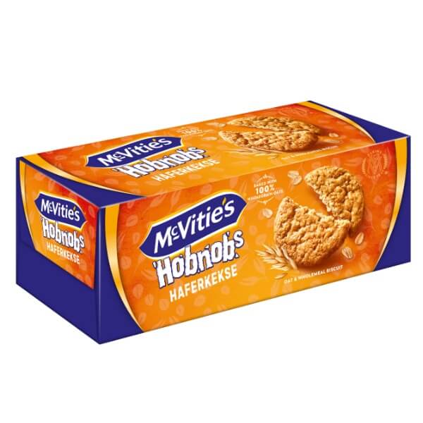 McVitie's Hobnobs Haferkekse in der 255g Verpackung