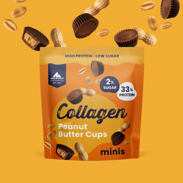 Multipower Collagen Butter Cups Erdnussbutter Protein Snack - 70g