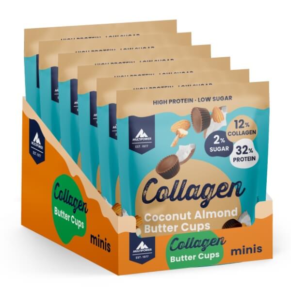Multipower Collagen Butter Cups Kokos Mandel Protein Snack - 70g