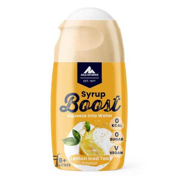 Multipower Getränke Sirup Boost Eistee Zitrone ohne Zucker - 65ml