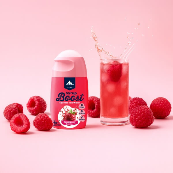 Multipower Getränke Sirup Boost Himbeere ohne Zucker - 65ml