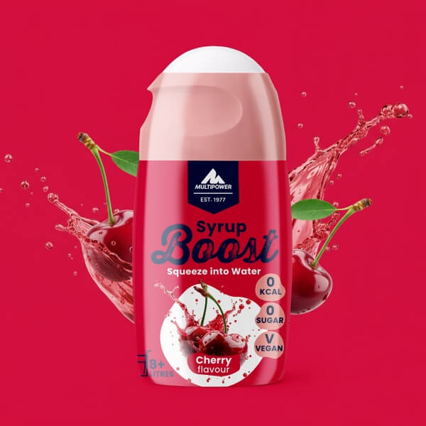 Multipower Getränke Sirup Boost Kirsche ohne Zucker - 65ml