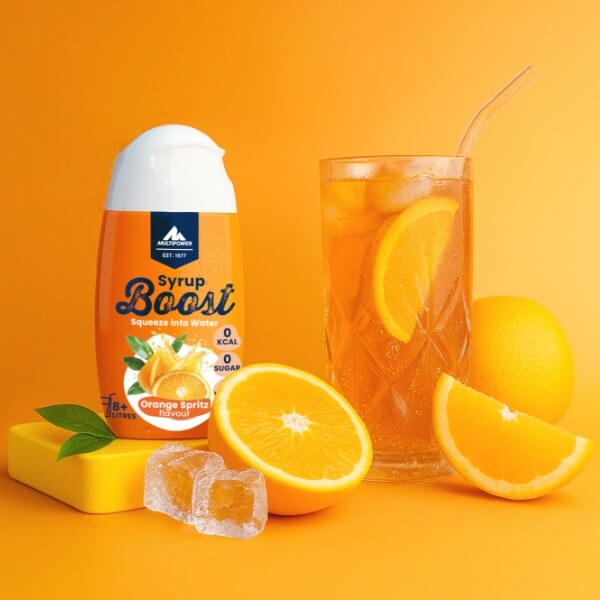 Multipower Getränke Sirup Boost Orange Spritz ohne Zucker - 65ml